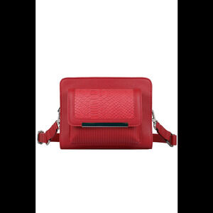 Karla Hanson Rachel City Crossbody Bag with RFID Protection Red